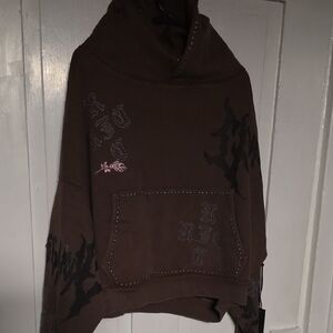 Civil Regime Cropped Hoodie